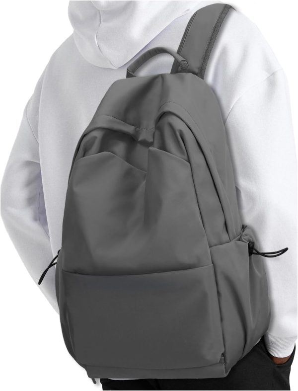 Laptop Backpack for Women and Men, Waterproof Lightweight Travel Daily Rucksack Casual 15.6 inches Computer Bags for , Grey