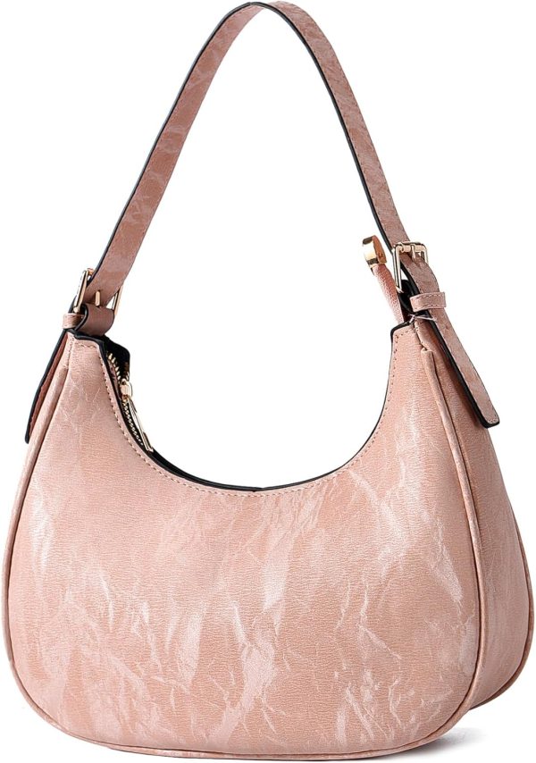 Small Crescent Shoulder Bags Purses for Women Retro Classic Clutch  Tote Purse and Handbag Cute Crossbody Bags