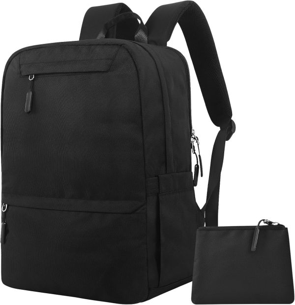 Backpacks for  Students, Black Backpack for Men,  Back pack for Teens, Water Resistant Bookbag Travel Laptop Back Pack 15.6 inch,Mens Work Bags Personal